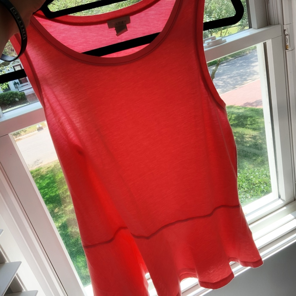 Pink flared top